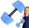 Pesas de agua para ejercicio en piscina,Pesas de piscina para ejercicio en agua, Mancuernas con pesas de agua de espuma EVA de alta densidad, Mancuernas de piscina para ejercicio acuático, acolchado s
