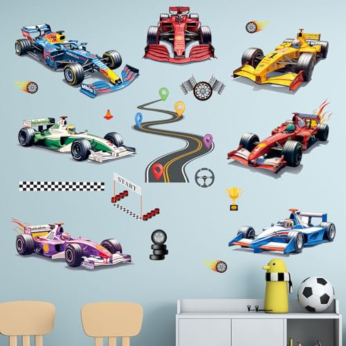 Rennwagen Fahrzeuge Wandaufkleber