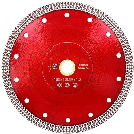 Casaverde Tile Cutting Diamond Blade 180 X 22.23 X 1.8 mm Cut for Porcelain,Granite,Marble,Concrete,Tiles,Stones,Bricks & Ceramics