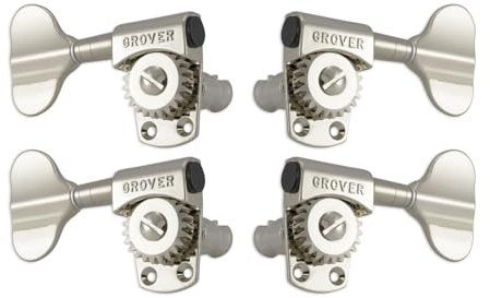 Grover 145N Titan Electric Bass Machines - Bass Machine Heads, 2 + 2 - Nickel