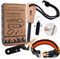 John Lossag Kit Pedernal Supervivencia Profesional con Pulsera Paracord Mini Pedernal Ferrocerio Multiusos Regla
