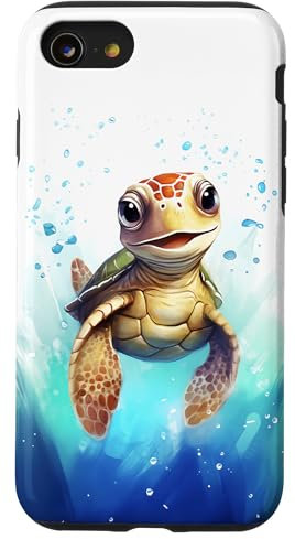 Watercolor Turtle Case for iPhone SE (2020) / 7 / 8