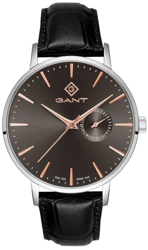 GANT Park Hill III (41.5mm) Grey Dial/Black Leather G105012