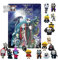 Halloween Adventskalender 2024, Halloween Countdown Kalender 24 Geschenke, Halloween Horror Figuren Adventskalender (A)