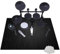 JaevKwzy Tapis de Batterie Acoustique Insonorisant - Tapis pour Batterie et Percussions - Tapis de Tambour - Tapis pour Batterie Electronique - Anti Bruit Tapis de Batterie 200 x 180 cm