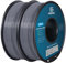 GEEETECH ABS+Filament Grau, 2x1kg Spule für 3d Drucker