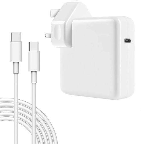 Replacement MacBook Pro Charger USB C 96W, Super Fast Charger Compatible with MacBook Pro 16,15,14,13 Inch, MacBook Air 13 Inch, iPad Pro (2018~2022) and All USB C Devices, Included 6.6ft Cable