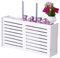 BTGGG Wifi Router Storage Box,Wall Storage Shelf Wall-Mounted Concealed Router White Decorative Floating Rack For Bedroom Livingroom Office 42 * 20 * 8.5cm