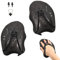 ASOFTY Schwimmpaddel, Handpaddel zum Schwimmen mit Verstellbaren Riemen, Schwimm Handpaddel Trainingstool, Schwimmen Krafttrainingshilfe für Erwachsene, Kinder (Schwarz)