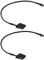 Create idea 2PCS 3-Pin Fan Header to 12V 4-Pin Molex Power Adapter Cable Computer Cooler Fan Power Cord