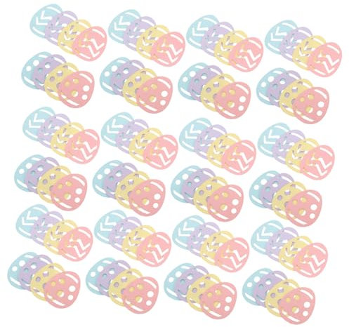 UTHCLO 100stücke Bunte Konfetti-Eier Papierkonfetti Für Ostern Und Feste Tischdekoration Für Osterfeiern Shower Und Hochzeiten Vielseitige Partydeko
