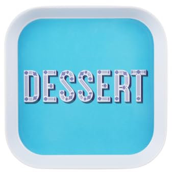 Vassoio melammina 15x15 cm azzurro Maiolika