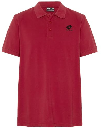 Lotto 1124003 Men, Polo Shirt, Regular Fit Herren Polohemd Rio RED XL