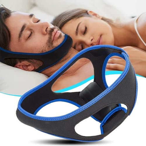Anti Snore Chin Strap Devices, Comfortable Stop Snoring Solution for Sleep Chin Strap, Adjustable and Breathable Anti Snoring Devices, Suitable for Men and Women