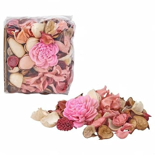 Aromatic Scented Potpourri Bowl Filler – Natural Dried Flowers & Botanicals for Home Fragrance – Long-Lasting Room Air Freshener & Vase Decor (pink flowers pink, 60 g)