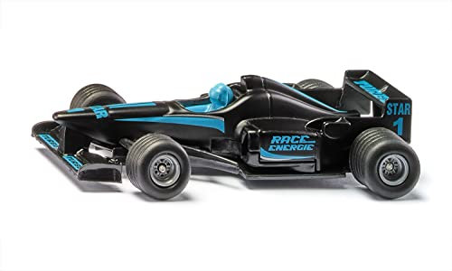 siku 1357, Rennwagen, Metall/Kunststoff, Blau, Spielzeugauto für Kinder