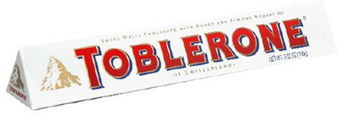 Toblerone White Chocolate Riegel, 100 ml, 12 Stück