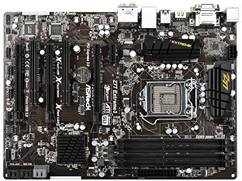 Asrock Extreme 3 Mainboard Sockel 1155 (Intel Z77, 4X DDR3 Speicher, 2X SATA III, 4X SATA II, 2X USB 3.0, 4X USB 2.0)