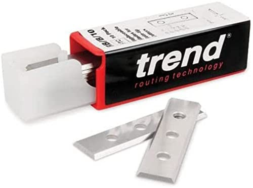 Trend Professional Rota-Tip Blade Set, Ten Off, 50mm x 12mm x 1.7mm | Replacement Rota-Tip Blades For Precision Cutting, 50mm x 12mm x 1.7mm, Pack Of 10, RB/T/10