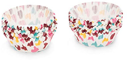 Patisse Papierbackförmchen | Bunte Herzen