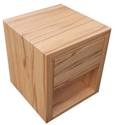 Nachttisch Kernbuche massiv.Modell Palermo Maße: 45x45x45cm hoch. Maßanfertigung !