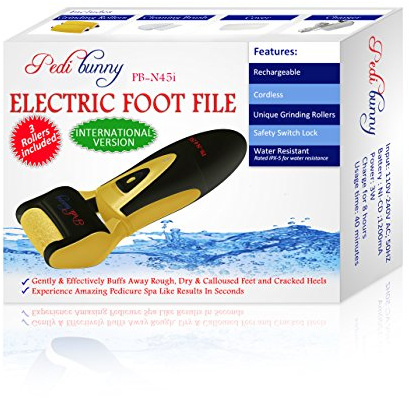 Electric Callus Remover for feet, Rechargeable, Electronic Foot File Pedicure Tools for Men, Professional Pedi Feet Care, feet Scrubber for Dead, Hard Cracked Dry Skin, 3 Rollers Included