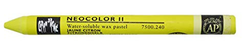 CREATIVE ART MATERIALS Classic Neocolor I, Lemon Yellow (7000.24)