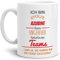 Tasse mit Spruch Stolze Azubine Eines Ungeheuer Fantastischen Teams Weiss - Abschieds-Geschenk/Büro/Arbeit