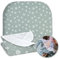 MIMUSELINA Babydecke Baumwolle 90x70 cm | Babydecke Winter und Herbst | Baby Decke neugeborenen Warm für Bett und Kinderwagen | Mint Löwenzahn