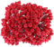 Tatuo Artificial Frosted Holly Berries Fake 12 mm Mini Christmas Fruit Berry Flower Decor (Red, 400)