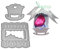WuLi77 3D Babybett Metall Stanzschablone Die Stanzen Zum Basteln Von Karten, Prägeschablone Für Scrapbooking, DIY Album, Papier, Karten, Kunst, Dekoration