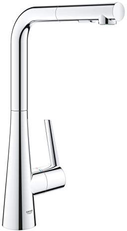 Grohe Zedra Einhand-Spültischbatterie, DN 15 Chrom 32553002 Dual Spülbrause