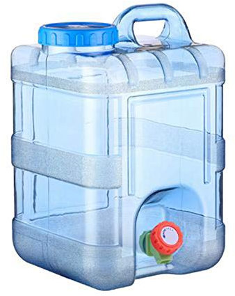 luckything Hummelladen - Tanica per Acqua, con Rubinetto di Scarico/Acqua, con Manico, 15 l, 20 l, 20L