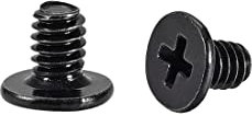 sourcing map M2 x 4mm Portable Notebook Ordinateur Vis Cruciforme Tête Vis Fastener Noir 3.8mm Diamètre Vis Tête pour IBM HP Dell Lenovo Sony Gateway Acer Samsung 100Pcs