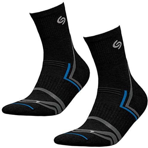 Tiedtke-Medical 2 Paar Nordic Walking Socken mit COOLMAX® Technologie, Antibakteriell und Antigeruch