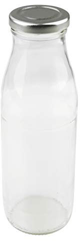 Dr. Oetker Smoothie Flasche – Perfekt für Dressings, Säfte & Saucen, 750 ml, Transparent Grau, Flasche zum selbst befüllen