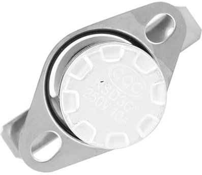 5 Pz KSD301 Interruttore di controllo termico della temperatura del termostato, 250V10A NO, Interruttore termico del termostato di controllo della temperatura dell'interruttore(55)