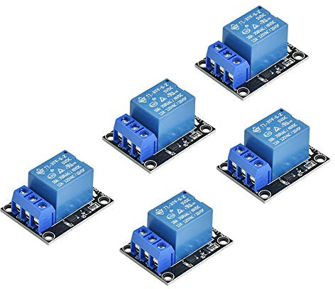 LYTIVAGEN 2 PCS Relay Module Board Strong Stability Relay Module Expansion Board Adjustable Times Switch Module with Optocoupler High and Low Level Trigger for Household Appliances (2 Channel, 5V)