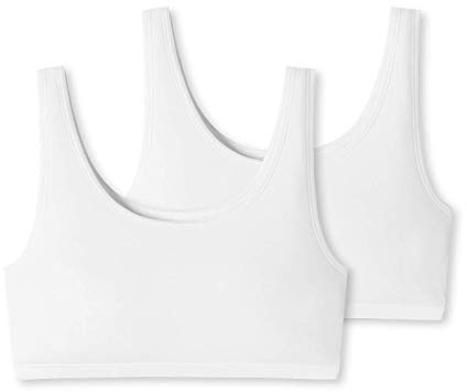 Uncover by Schiesser Damen 2pack Bustier Unterwäsche, Weiss, XXL