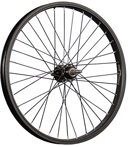 20 Zoll BMX Hinterrad Kastenfelge schwarz 36 Loch Vollachse 10mm