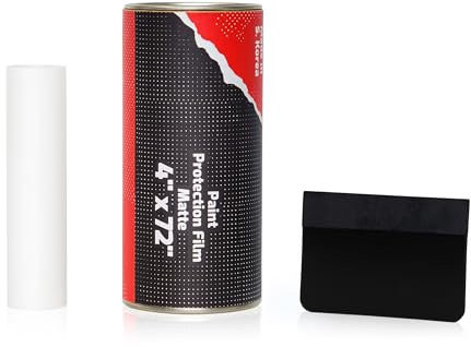 ARMOR UP Matte 4x72 Paint Protection Film for Cars - 8-mil Polyurethane Automotive Protector Wrap for Bumper, Headlight, Hood - Non-Yellowing, Self-Healing, Hydrophobic Top Coat - Car Accessories -