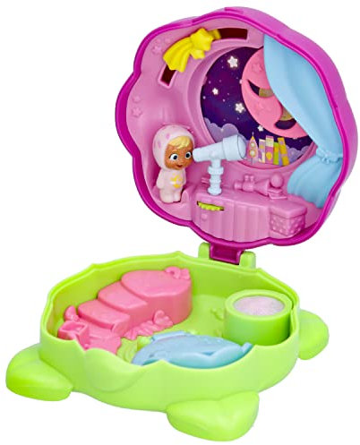 CRY BABIES Little Changers Moon | Sammelkapsel in Form Einer Blume, bestehend aus Einer Mini-Puppe, Einer Pipette und einem Leaflet +3 Jahre