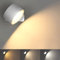 Anmossi Apliques Pared Interior,Lámpara de pared LED Recargable de 4.5W,3 Niveles de Brillo 3 Temperaturas de Color,Regulable,Control Táctil,Apliques Pared de Dormitorio Giratoria de 360°(Blanco)