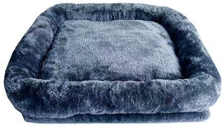 SHENGOCASE Katzenbaumturm-Zubehör, Ersatzteile, Kissen-Bettbezug für Katzen-Sitzstange mit elastischem Band (35,1 x 35,1 cm, Grau)