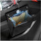 CGEAMDY Car Trash Bin, Waterproof PU Garbage Can, Hanging Trash Can Organizer for Car Door Back Seat, Multipurpose Mini Portable Waste Bin With Rubbish Bag for SUV Truck Kitchen Office (Black)