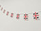 Bandiera della Sardegna 40 pezzi bandiera della Sardegna, ghirlanda Sardegna, 11,4 m, bandierine Sardegna, bandiera nazionale bandiere Sardegna, 14 x 21 cm