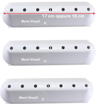 Marel Shop® - Kit 3 Pezzi Battitore Trascinatore Lunghezza 17 cm o 18 cm per Cesto Lavatrice compatibile con Vestel Candy Smeg Panasonic 42004244 per Modelli : LBW62PCIT - WM3T60CRU - FLAV1051PA