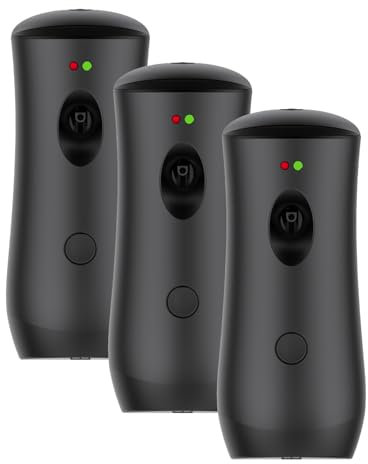 3pcs Automatic Air Freshener Spray Dispenser Wall Mount/Self- Standing Battery Operated Aromatherapy Machine Aerosol Perfume Dispenser for Bedroom Bathroom Office