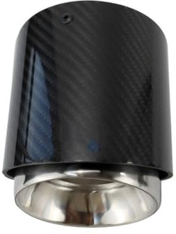 JMORCO Auto Auspuffblende Trim Carbon Fiber Auspuffblende Für Mini Für Cooper Auspuffschalldämpfer Für R55 Für R56 Für R57 Für R58 Für R59 Für R60 Für R61 Für F54 Für F55 Für F56