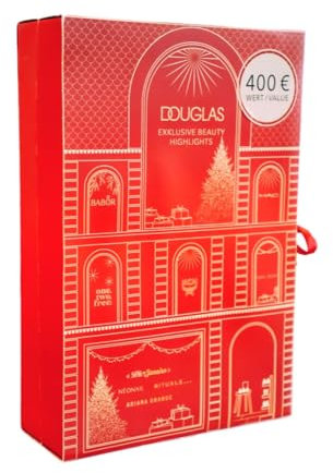 DOUGLAS Adventskalender 2024 Frauen Beauty Wert 400€,- Kosmetik Advent Kalender für Frau & Mädchen, 24 Geschenke, Pflege Weihnachtskalender, Adventkalender inkl. JUNG Filabe Pflegetücher